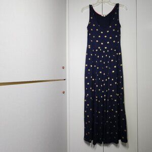 Boden Maya Jersey Maxi Dress Women's Size 4P Blue